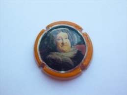 Capsule Plaque De Muselet Champagne Veuve Clicquot  - Bordure Orange - Clicquot (Veuve)