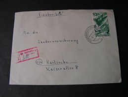 == Calw Schönberg     ,  Schöner R-Brief  1948 - Autres & Non Classés