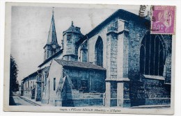 VIC SUR SEILLE - L' EGLISE - CARTE FORMAT CPA VOYAGEE - Vic Sur Seille