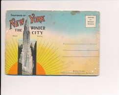 CPA ETATS-UNIS Souvenir Of NEW YORK Carnet De 24 Vues Vers 1930 - Autres & Non Classés