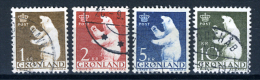 1963 - GROENLANDIA - GREENLAND - GRONLAND - Catg Mi. 58/61 - Used - (T/AE22022015....) - Gebruikt