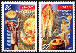 Georgia - 2005 - Europa CEPT - Gastronomy - Mint Stamp Set - Georgien