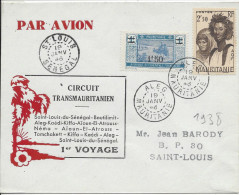 ⭐ Circuit Transmauritanien  Saint Louis Du Sénégal - Boutilimit Aleg-Kaédi Aïoun-El-Atrouss Néma .. 1er Voyage ⭐ - Covers & Documents