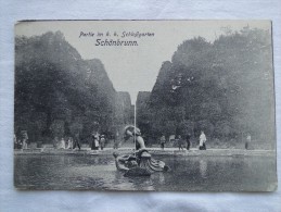 Partie Schlossgarten Schönbrunn A13 - Schloss Schönbrunn