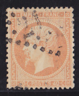 France N°23 - 40c Orange. Oblitéré - TB - 1862 Napoleon III