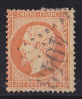 France N°23 - 40c Orange. Oblitéré - TB - 1862 Napoléon III