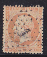 France N°23 - 40c Orange. Oblitéré - TB - 1862 Napoléon III.