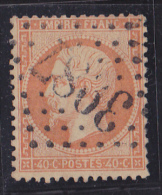 France N°23 - 40c Orange. Oblitéré - TB - 1862 Napoleon III