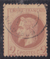 France N°26 - 2c Brun-rouge. Oblitéré - TB - 1863-1870 Napoleon III With Laurels