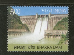 India 2013 Bhakra Dam Water Irrigation 1v MNH Inde Indien - Neufs
