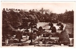 Boscombe Gardens Black & White Photographic Postcard Circa 1950 - Bournemouth (hasta 1972)