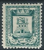 1945 EMISSIONI LOCALI CASTIGLIONE D'INTELVI 50 CENT MH * - T276 - Emissioni Locali/autonome