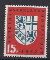 Germany (Saarland) 1957 (**) MNH  Mi.379 - Unused Stamps