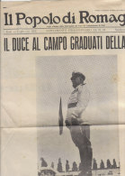 PES^431 - IL POPOLO DI ROMAGNA Suppl.straordinario FED FASCI COMBATTIMENTO FORLI´ 1941/DUCE AL CAMPO G.I.L. - Italiano