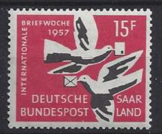 Germany (Saarland) 1957 (**) MNH  Mi.408 - Unused Stamps