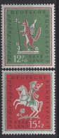 Germany (Saarland) 1958 (**) MNH  Mi.433-434 - Unused Stamps