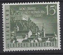 Germany (Saarland) 1958 (**) MNH  Mi.436 - Ongebruikt