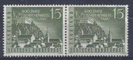 Germany (Saarland) 1958 (*) MH  Mi.436 - Ongebruikt