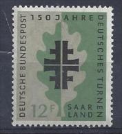 Germany (Saarland) 1958 (**) MNH  Mi.437 - Ongebruikt