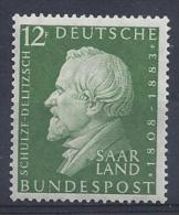Germany (Saarland) 1958 (**) MNH  Mi.438 - Unused Stamps