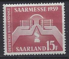 Germany (Saarland) 1959 (**) MNH  Mi.447 - Ongebruikt