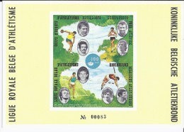 Koninklijke Belgische Atletiekbond   (2015085) - Cartes Souvenir – Emissions Communes [HK]