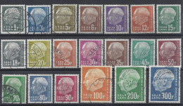 Germany (Saarland) 1957 (o) Mi.409-428 - Gebruikt