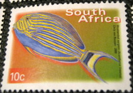 South Africa 2000 Acanthurus Lineatus Fish 10c - Used - Usados