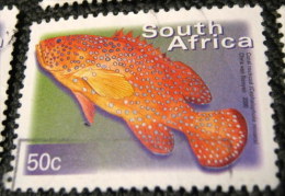 South Africa 2000 Cephalopholis Miniatus Fish 50c - Used - Used Stamps