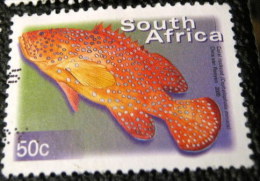 South Africa 2000 Cephalopholis Miniatus Fish 50c - Used - Used Stamps