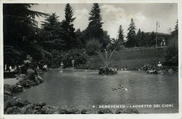 BENEVENTO LAGHETTO DEI CIGNI FOTOGRAFICA DEL 1943 - Benevento