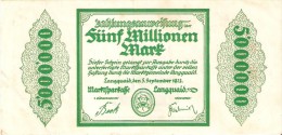 BILLETE DE ALEMANIA DE 2 MILLIONEN MARK DEL AÑO 1923   (BANKNOTE) - 5 Millionen Mark