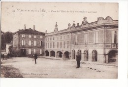 Carte 1920 MONTECH / Place De L´hôtel De Ville Et Orphelinat Larramet - Montech