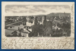 Heilbronn,Totalansicht,1900,Stempel Heilbronn Zweigpoststelle - Heilbronn