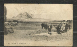 91c * EGYPT * THE PYRAMIDS * 1913 *!! - Pyramides