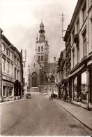 TIENEN - TIRLEMONT (3300) : Eglise Notre-Dame Au Lac. Resto "Au Régal". Belle Petite Animation. CPSM Assez Rare. - Tienen