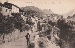 Cpa N° 19 LUCERAM Entrée Du Village - Lucéram