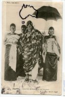 - Algérie - L´Ex-roi Behanzin, Et Ses Femmes, écrite,  En 1906, TBE, Scans.. - Mannen