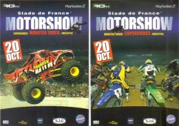 2 Cartes Postales édition "Carte à Pub" - Motorshow Stade De France - Monster Truck - Supercross - Motorcycle Sport