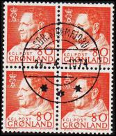 1963. Fr. IX In Anorak. 80 Øre Orangeyellow (Michel: 57) - JF175426 - Unused Stamps