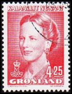 1996. Queen Margrethe. 4,25 Kr. Red. Yellow Fluor. Paper. (Michel: 283y) - JF175397 - Ungebraucht