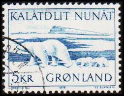1976. Polar Bear. 5 Kr. Blue (Michel: 96) - JF175271 - Unused Stamps