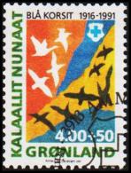 1991. The Blue Cross. 4,00 Kr. + 50 Øre  (Michel: 220) - JF175348 - Unused Stamps