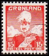 1938. Christian X And Polar Bear. 15 Øre Red (Michel: 5) - JF175240 - Unused Stamps