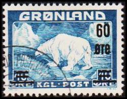 1956. Surcharge. 60/40 Øre Blue (Michel: 37) - JF175248 - Unused Stamps