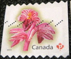 Canada 2010 Orchid Flower P - Used - Used Stamps