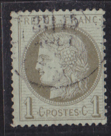 France N°50 - 1c Vert-olive - Oblitéré - TB - 1871-1875 Ceres