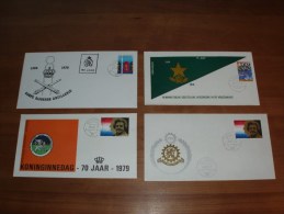 4 St. Veldpost - Divers (1978-1979) - Blanco / Open Klep - Covers & Documents