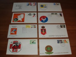 8 St. Veldpost - Divers (1980-1988) - Blanco / Open Klep - Covers & Documents