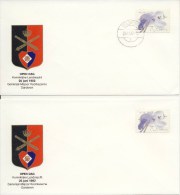 2 St. Veldpost - Open Dag KL Garderen (1982) - Blanco / Open Klep - Briefe U. Dokumente